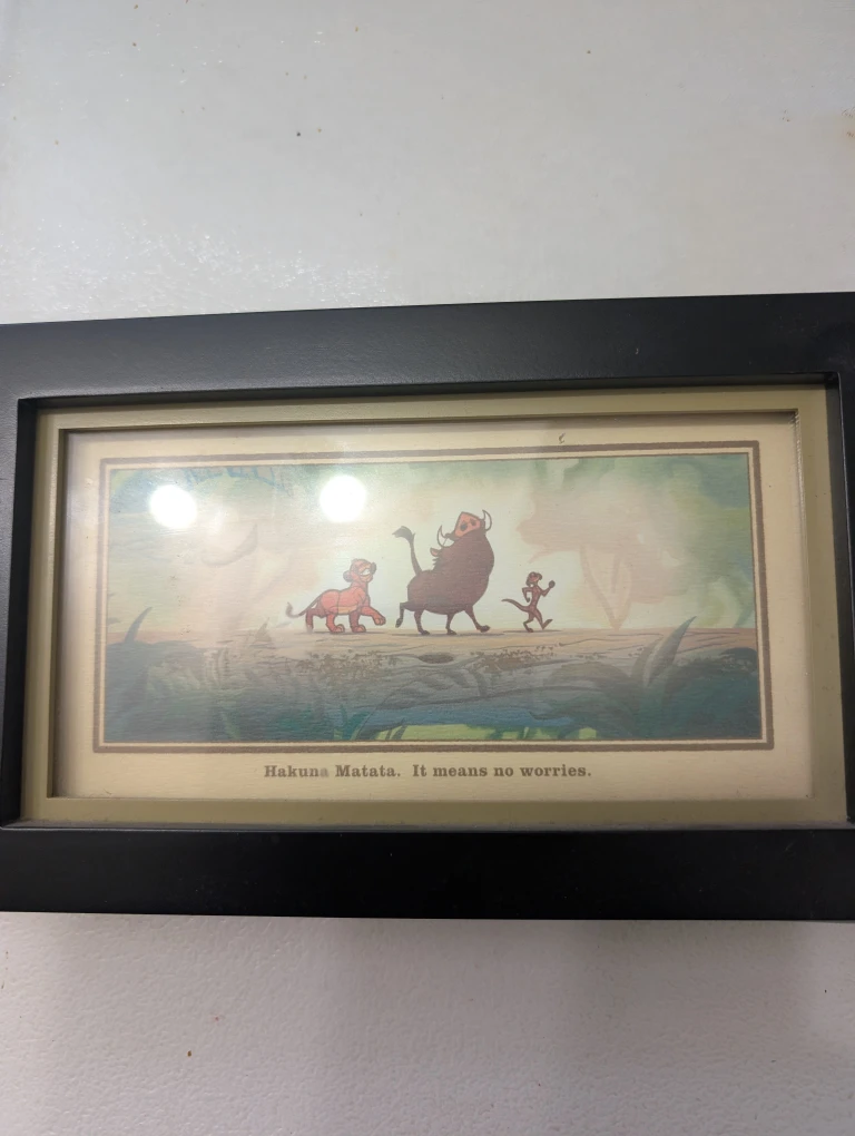 Hallmark Disney Lion King Framed Picture
