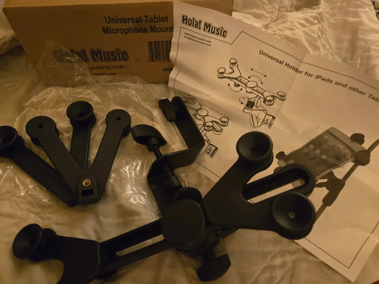 🥕 Thrifty Pick -  Hola! Music Universal Tablet Microphone Mount