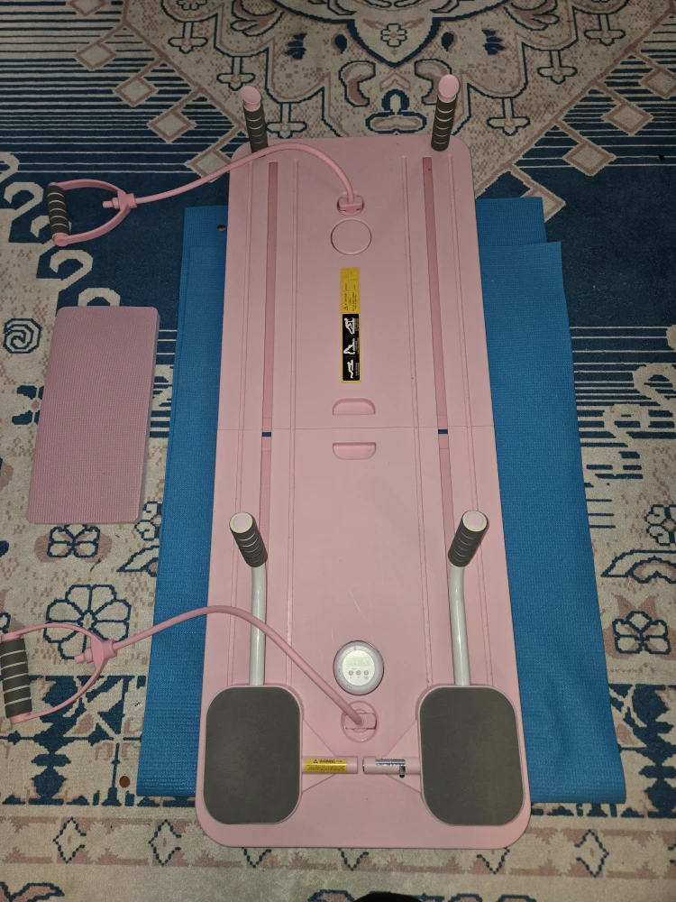 Pink Pilates Bar Exercise Machine - photo 2