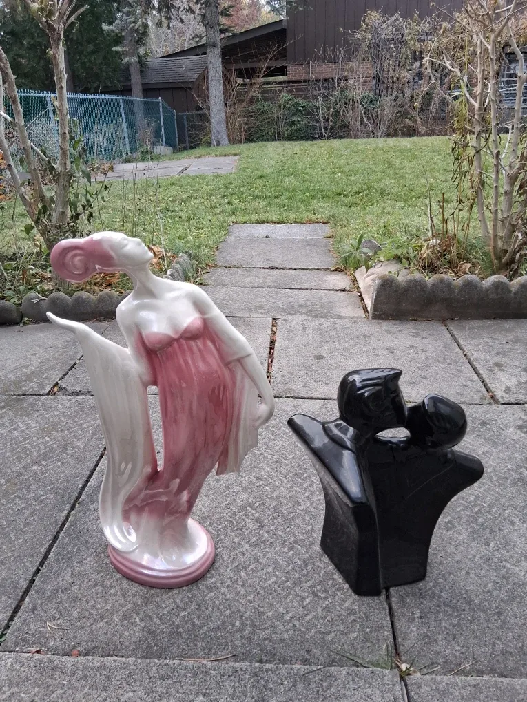 Vintage Ceramic Figurines - Set of 2