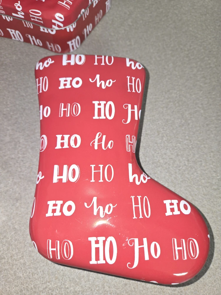 Christmas Cookie Tins - Santa & Stocking - photo 3