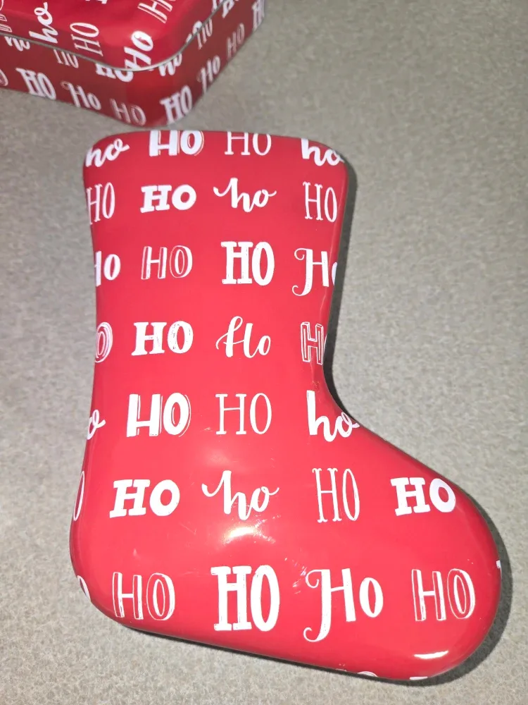 Christmas Cookie Tins - Santa & Stocking image indicator(3)