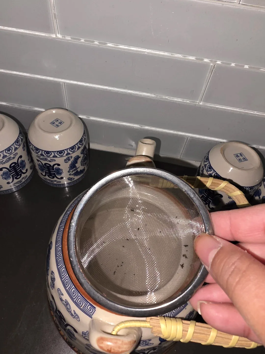 Vintage Blue & White Tea Set image indicator(3)