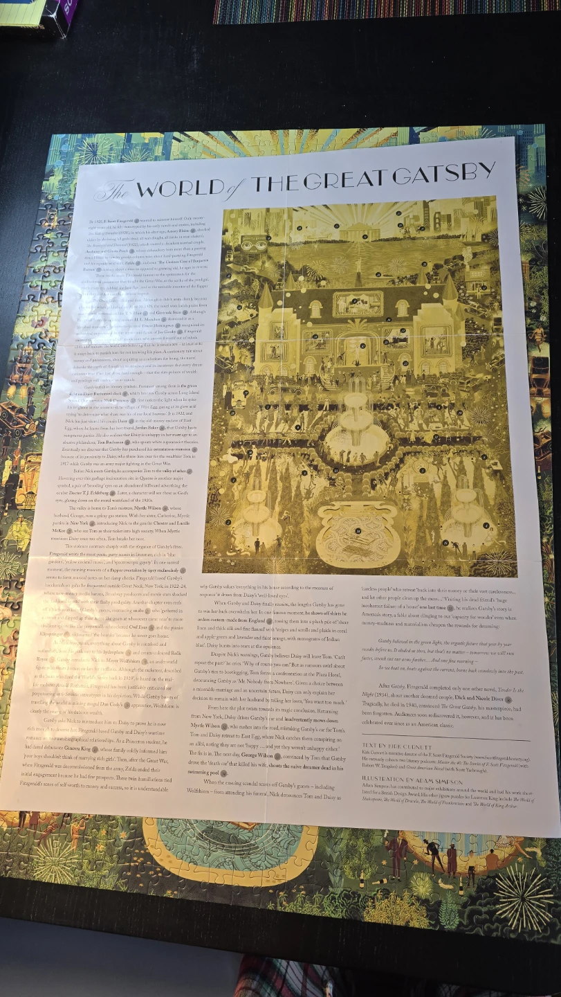 "The World of The Great Gatsby" 1000 piece Jigsaw Puzzle - photo 3