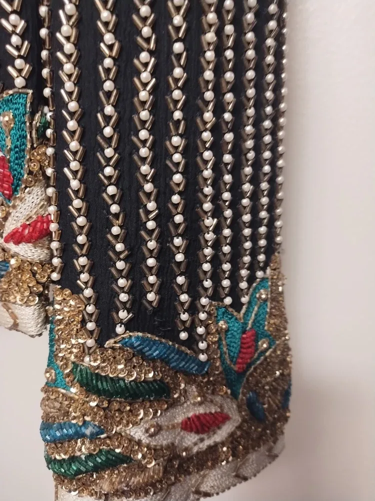 Beaded Silk Jacket - Size M image indicator(4)