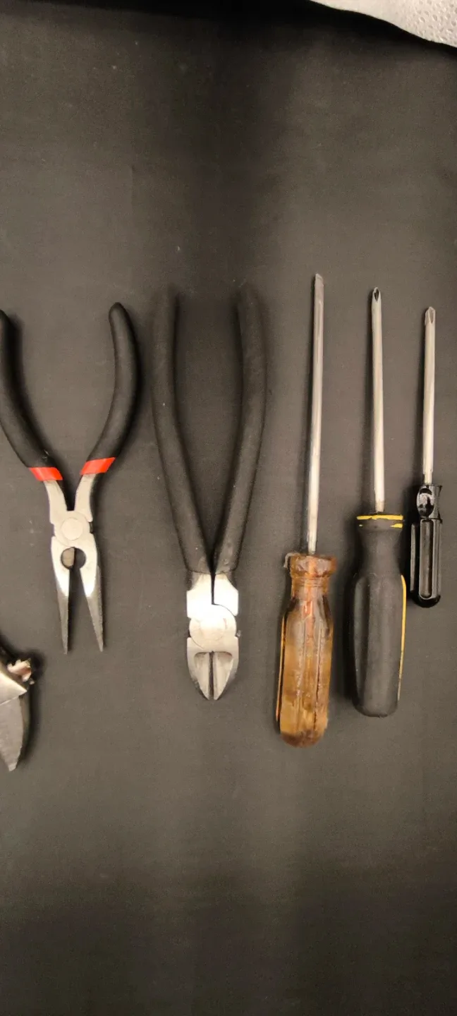 Mixed Lot of Hand Tools - Husky Wrench, Pliers, Screwdrivers image indicator(5)