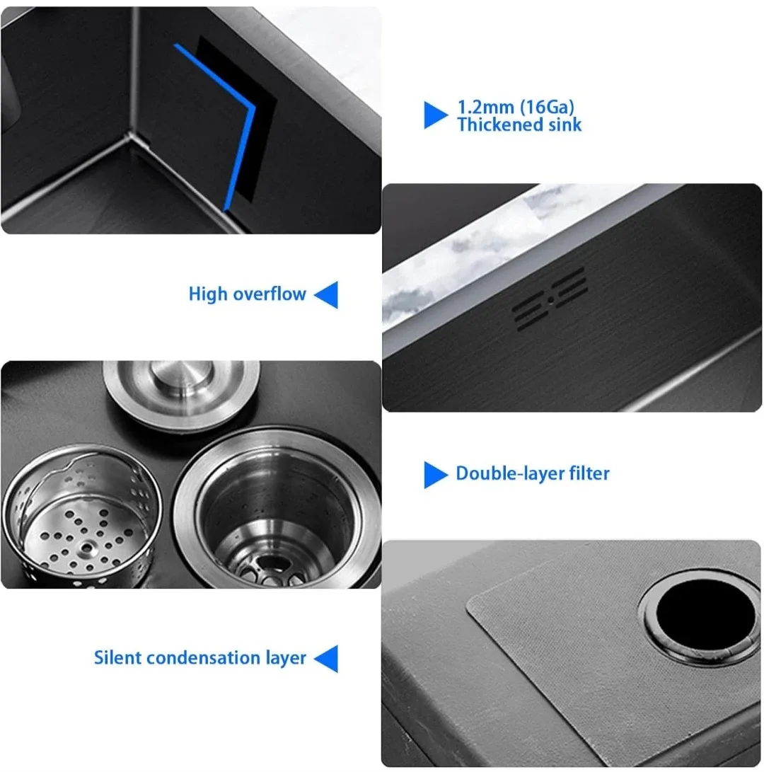 Stainless Steel Double Kitchen Sink image indicator(4)