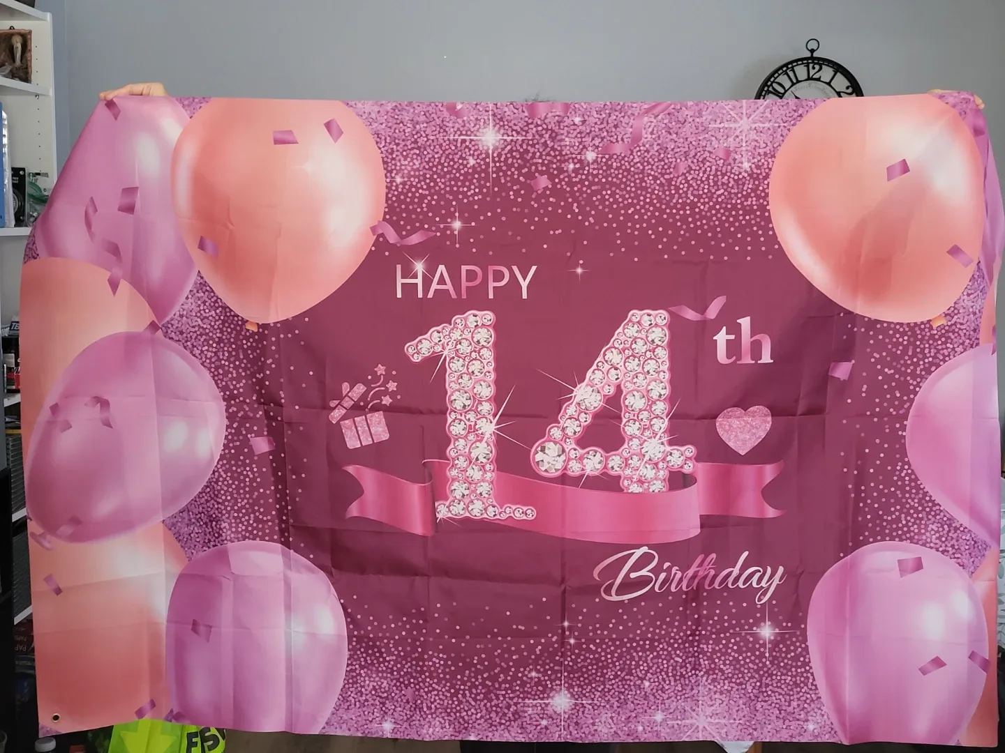 14th birthday banner