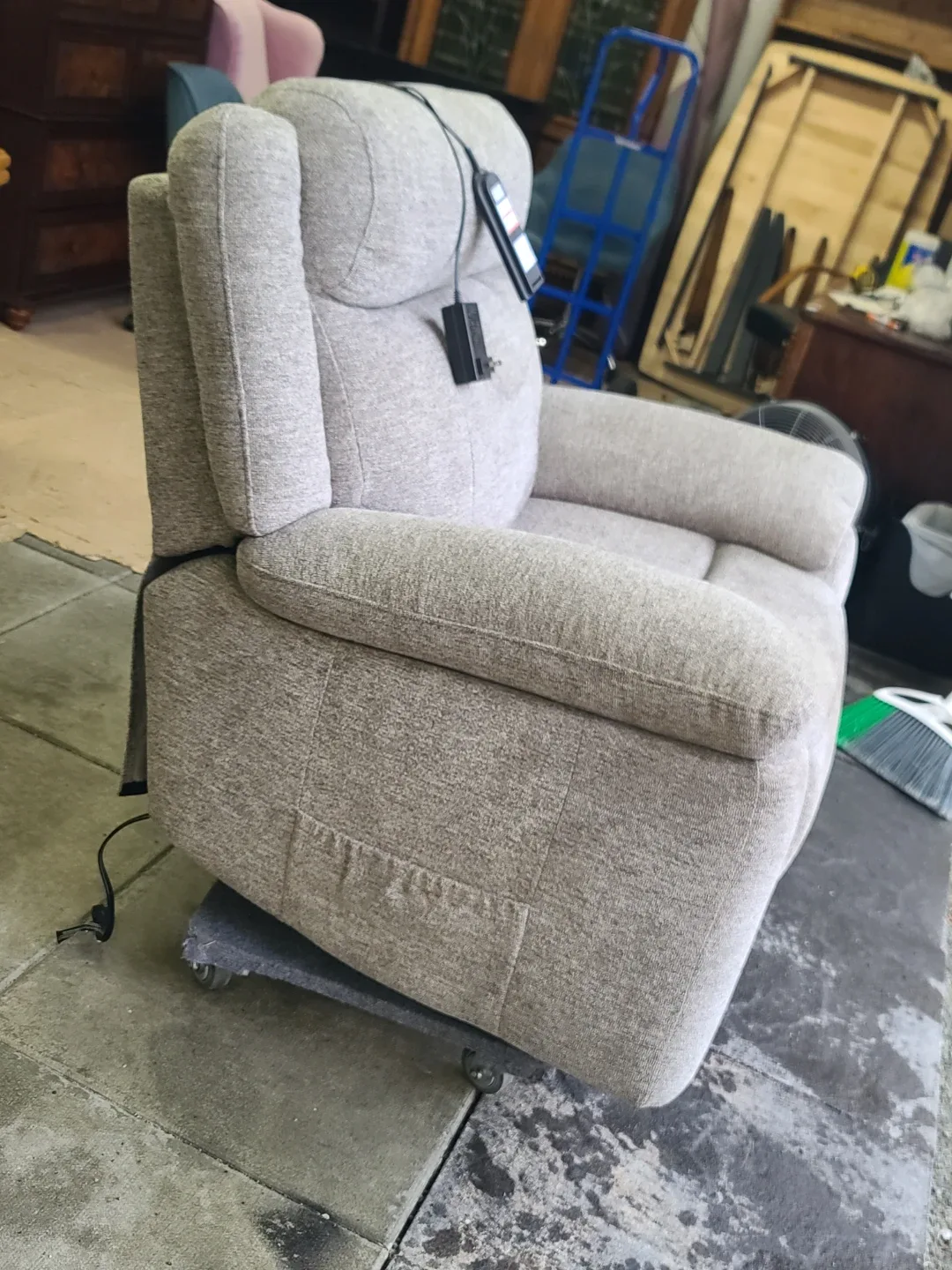 Grey Powered Lift Recliner Chair image indicator(3)
