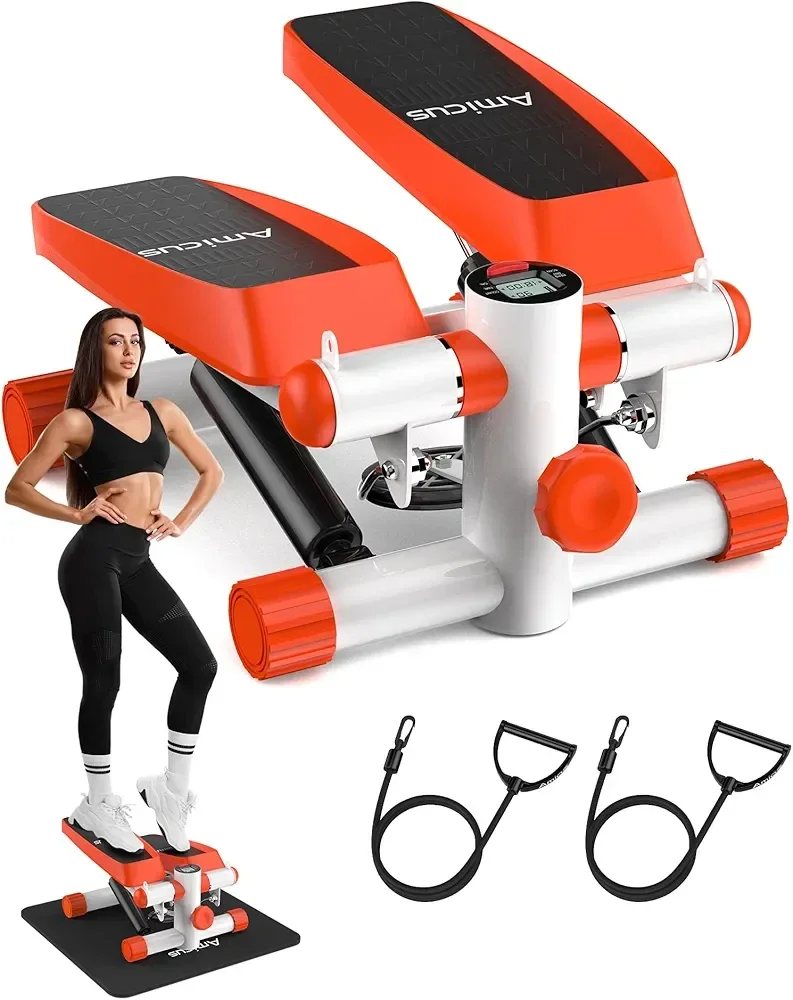 Amicus Mini Stepper for Exercise, Adjustable Hydraulic Stepper