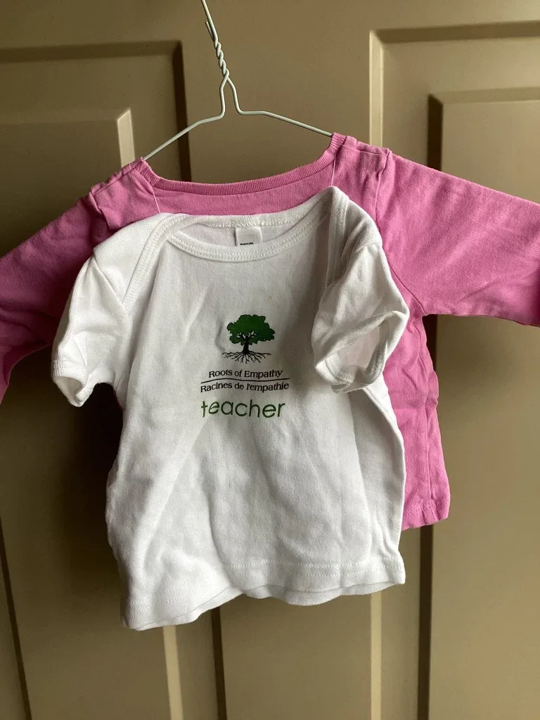 Girls sz 6 months shirts & sweaters $3 each image indicator(4)