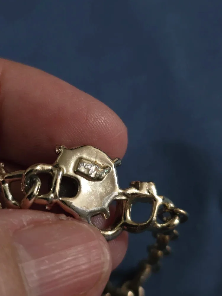 Vintage Gold Toned Tiger Eye  gemstones Necklace image indicator(2)