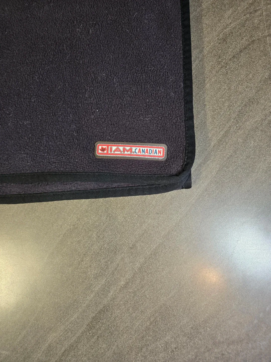 IAMCANADIAN Black Fleece Scarf image indicator(3)