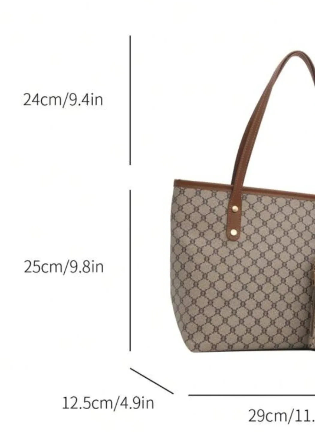 Patterned Tote Bag image indicator(3)
