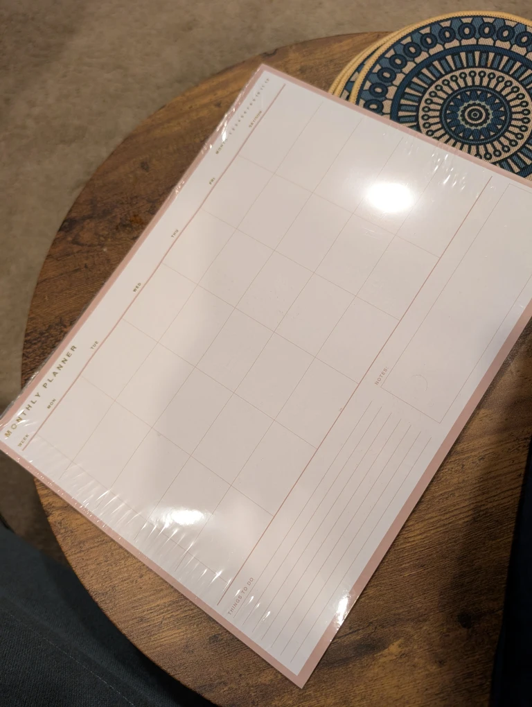 New Dollarama Monthly Planner