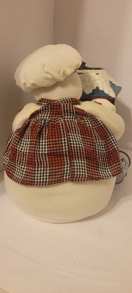 Snowman Chef Plush - 13" Tall image indicator(2)