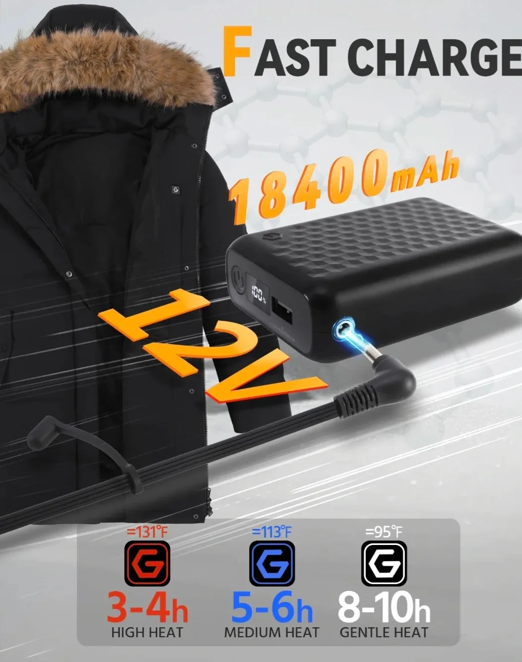 Genovega GRAPHENE Heat Innovation Heated Jacket Pink image indicator(4)