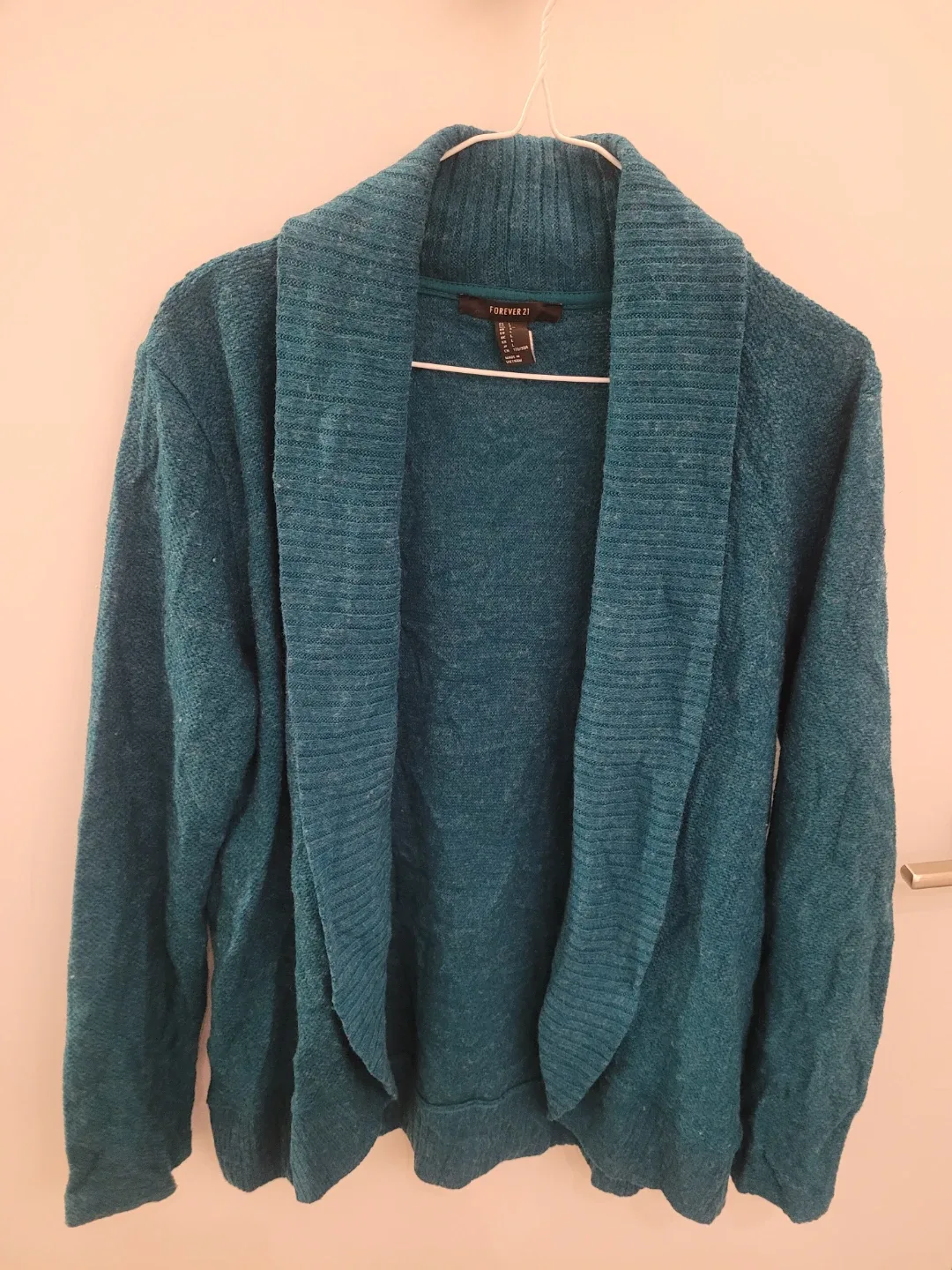 Forever 21 Teal Cardigan