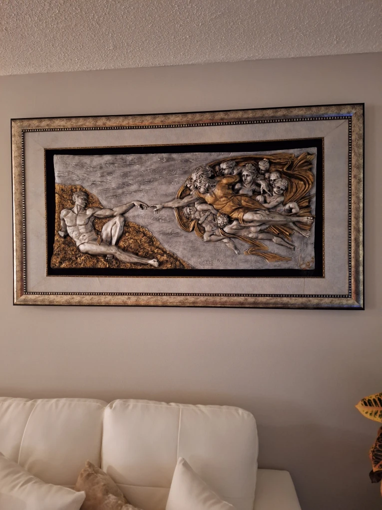 Michelangelo's Creation of Adam Wall Art
