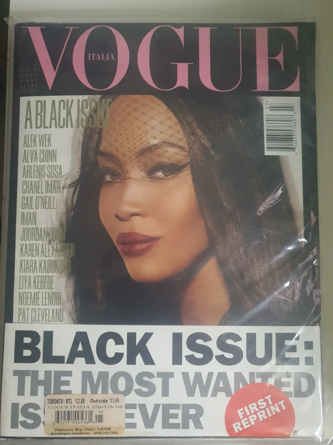Vogue Italia - Black Issue - First Reprint Whole Set!!! image indicator(4)