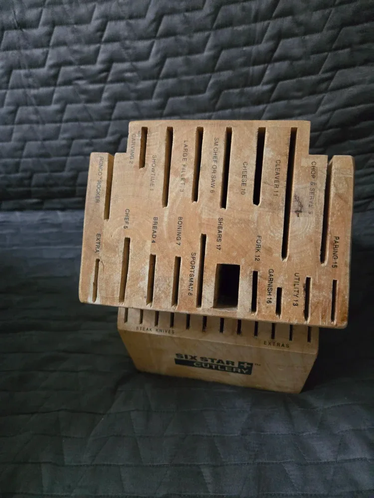 Six Star Pro Cutlery Knife Block