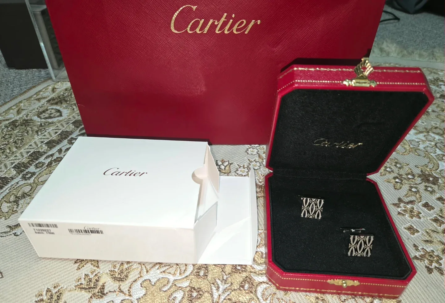 Cartier Cufflinks with Box