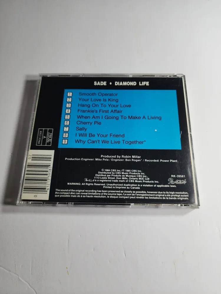 Sade - Diamond Life CD image indicator(2)