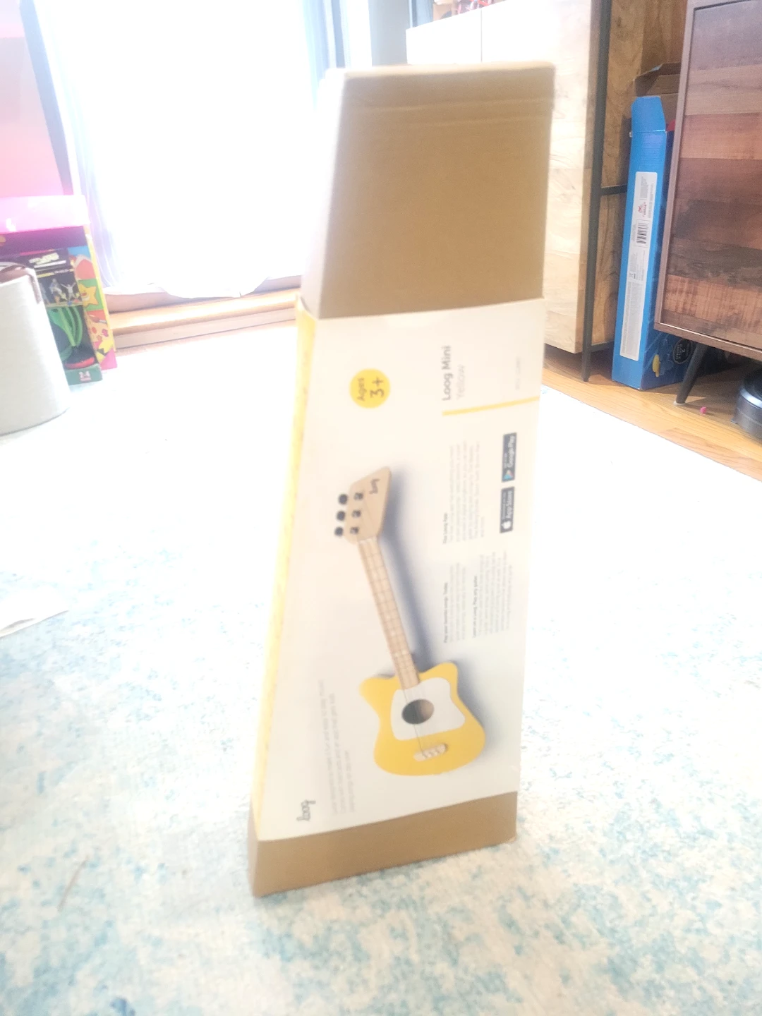 Loog Mini Yellow Guitar - Like New - photo 4