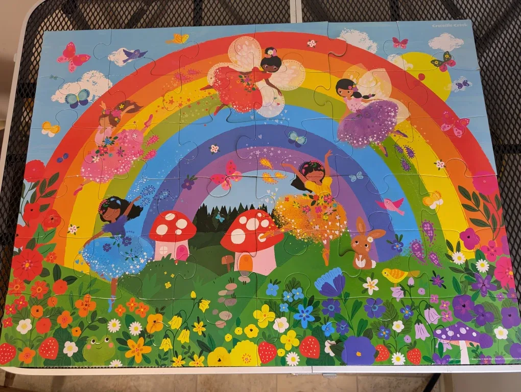 Crocodile Creek Over the Rainbow 36 Piece Floor Puzzle image indicator(3)