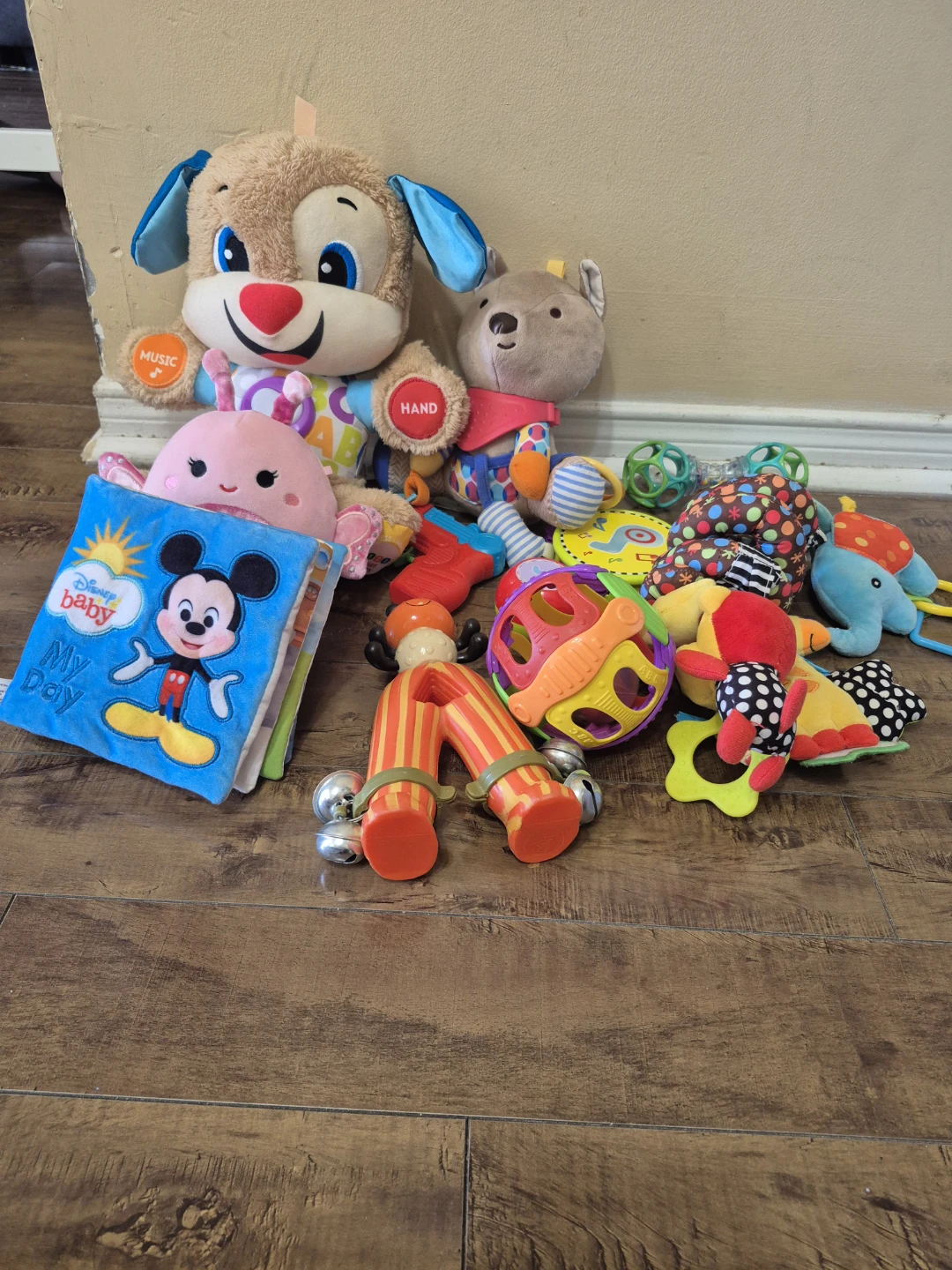 Baby Toys Lot - Disney, Plush, Rattles