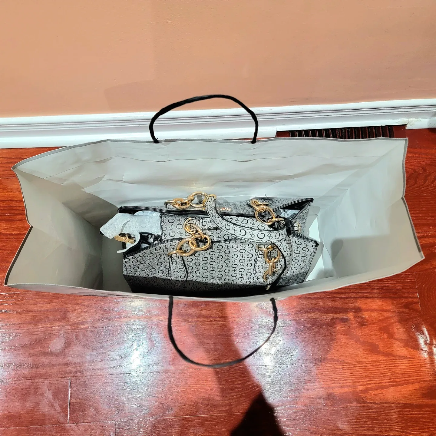 Guess Chiarra Logo Satchel Bag image indicator(9)