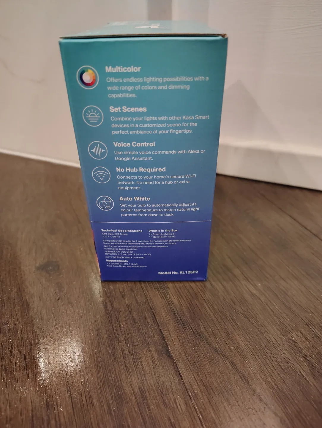 BRAND NEW Sealed Kasa Smart LED Wi-Fi Multicolour Light Bulbs image indicator(2)