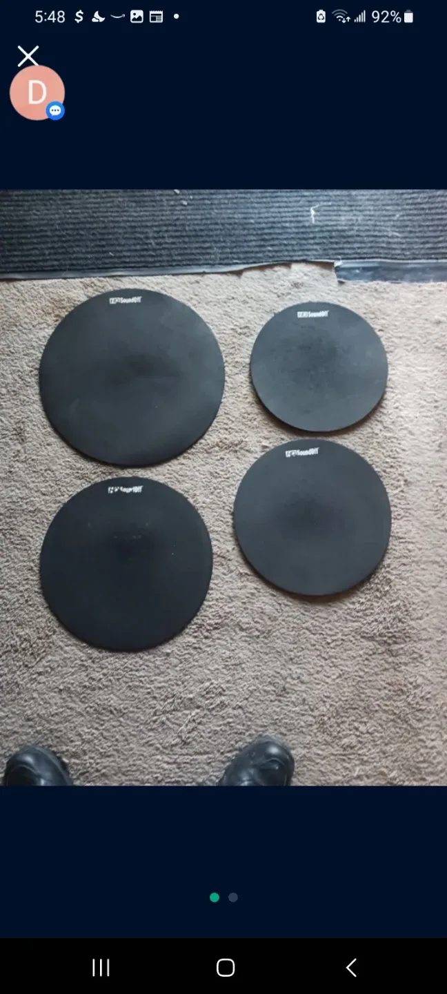 HQ Percussion SoundOff Drum Mutes Set