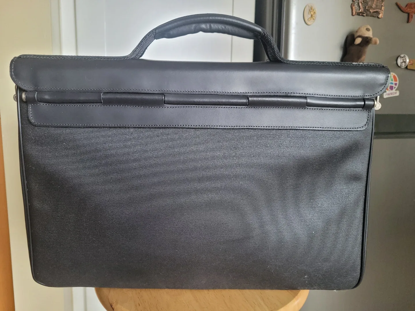 Mandarina Duck Black Briefcase image indicator(3)