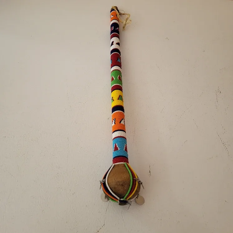 Handmade Beaded Rattle