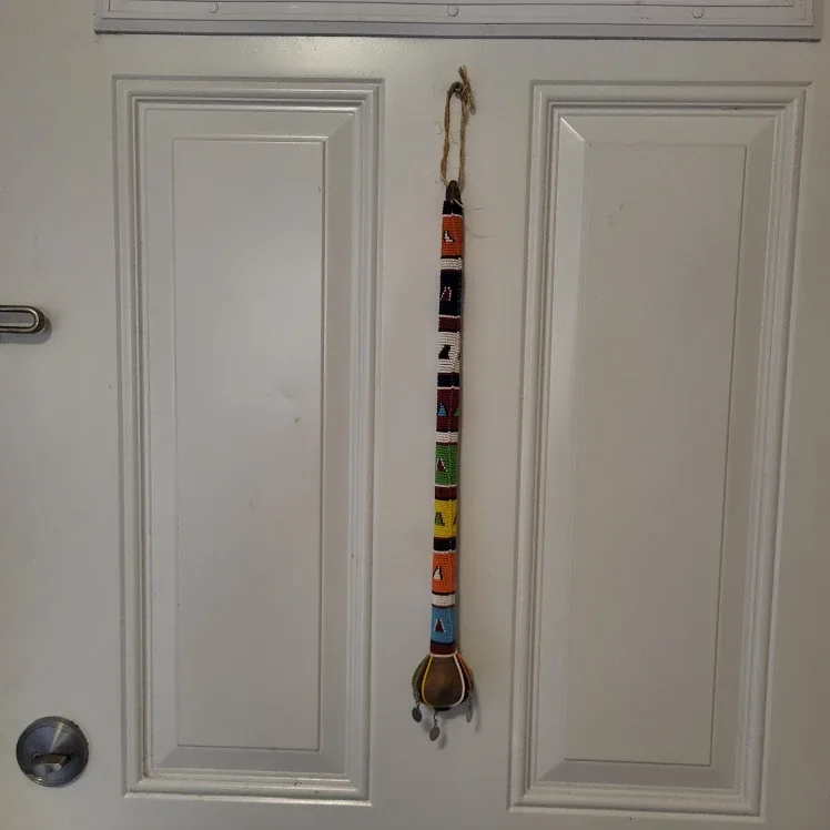 Handmade Beaded Rattle image indicator(2)