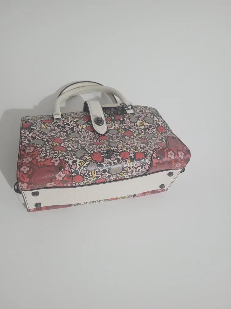 Coach Floral Print Satchel image indicator(2)