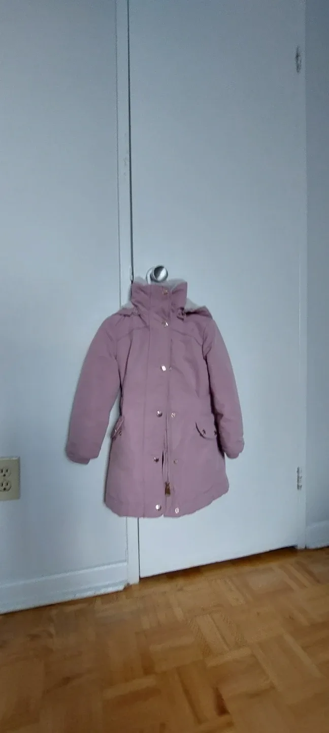 Girl's Pink Winter Coat