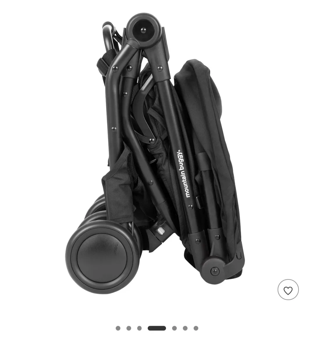 Mountain Buggy Nano V3 Travel Stroller in Black image indicator(9)