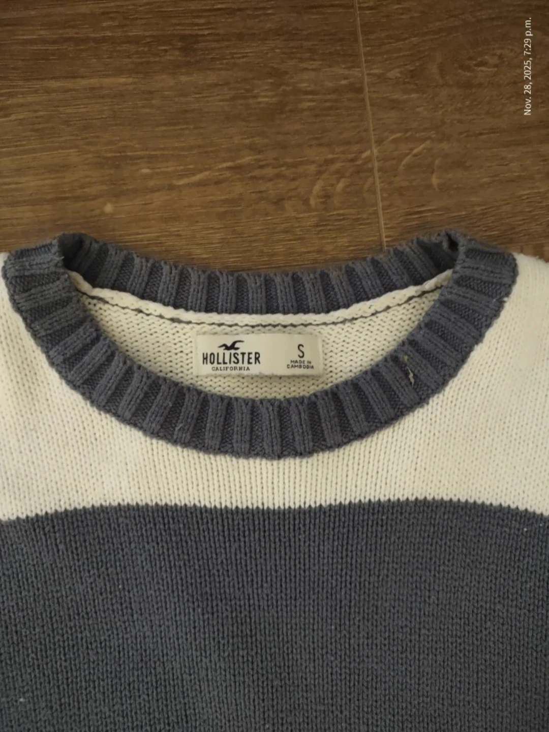 Hollister Striped Sweater - Size Small - photo 4