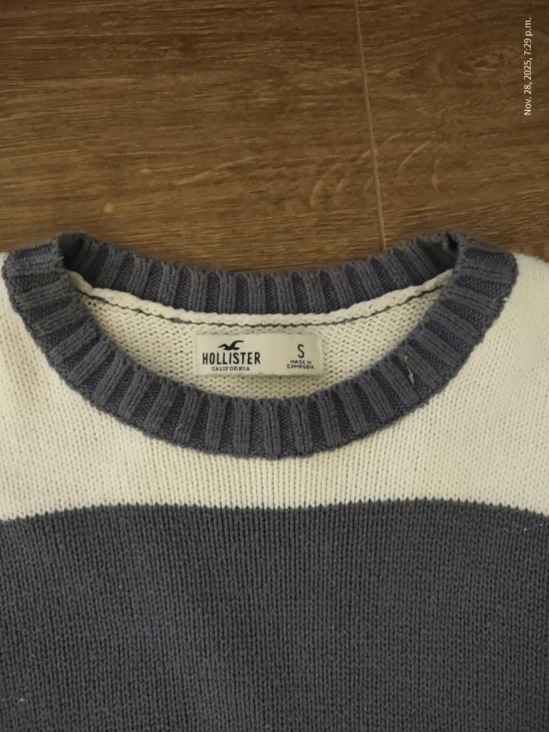 Hollister Striped Sweater - Size Small image indicator(4)
