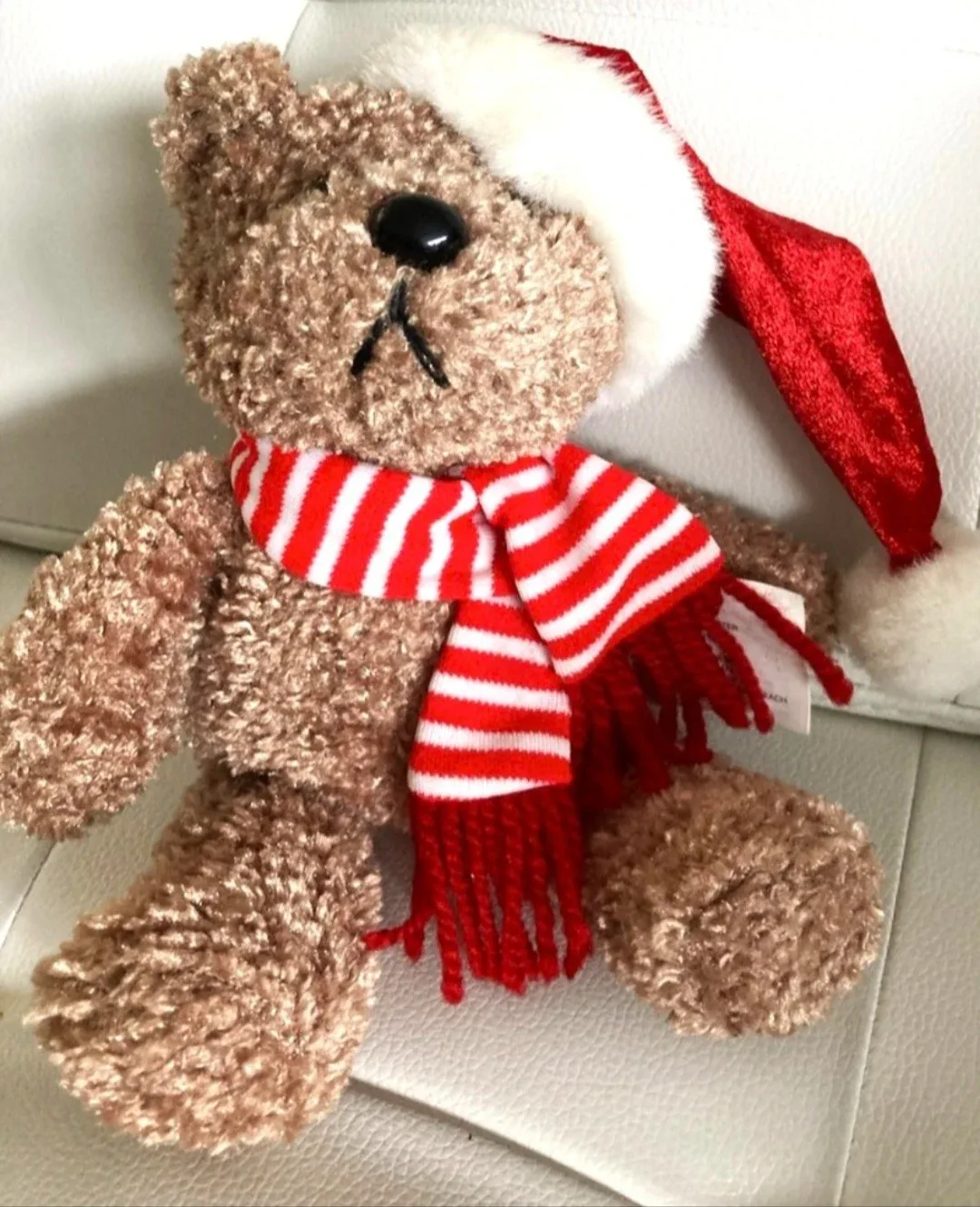 2000 Sears Canada Christmas Charity Plush Bear Brown with Scarf