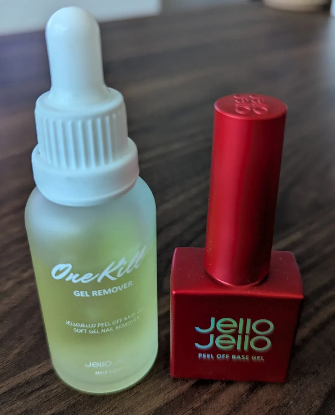 Jello Jello Peel Off Base Gel & One Kill Remover Set