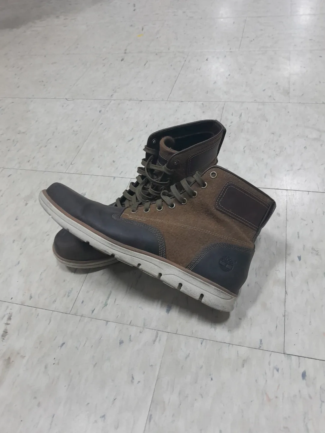 Timberland Brown Leather Boots Size 10