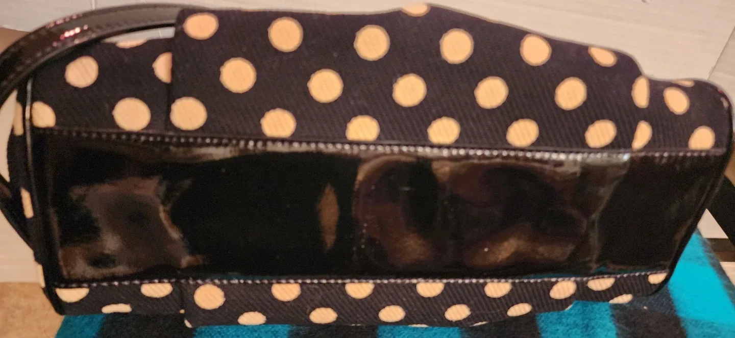 Kate Spade Black Polka Dot Purse image indicator(6)