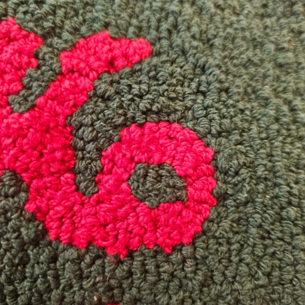 Green and Red Issac Mizrahi "Ho Ho Ho" Christmas Stocking image indicator(3)