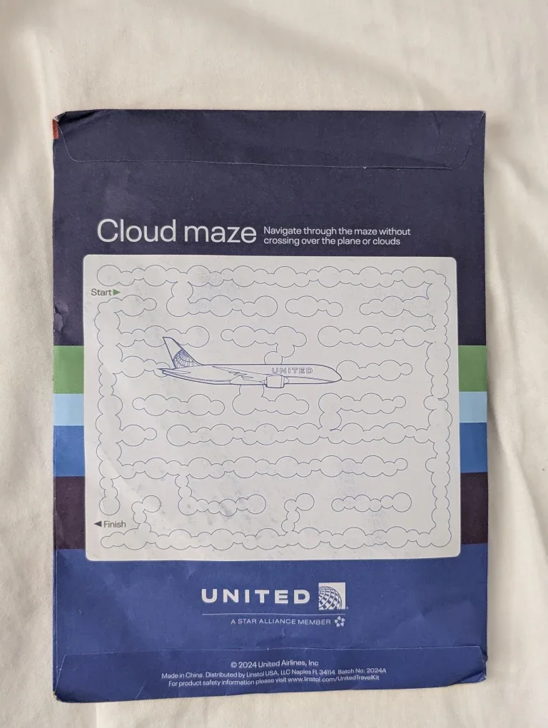 Brand New United Airlines Children's Travel Kit. Children's Toys image indicator(2)