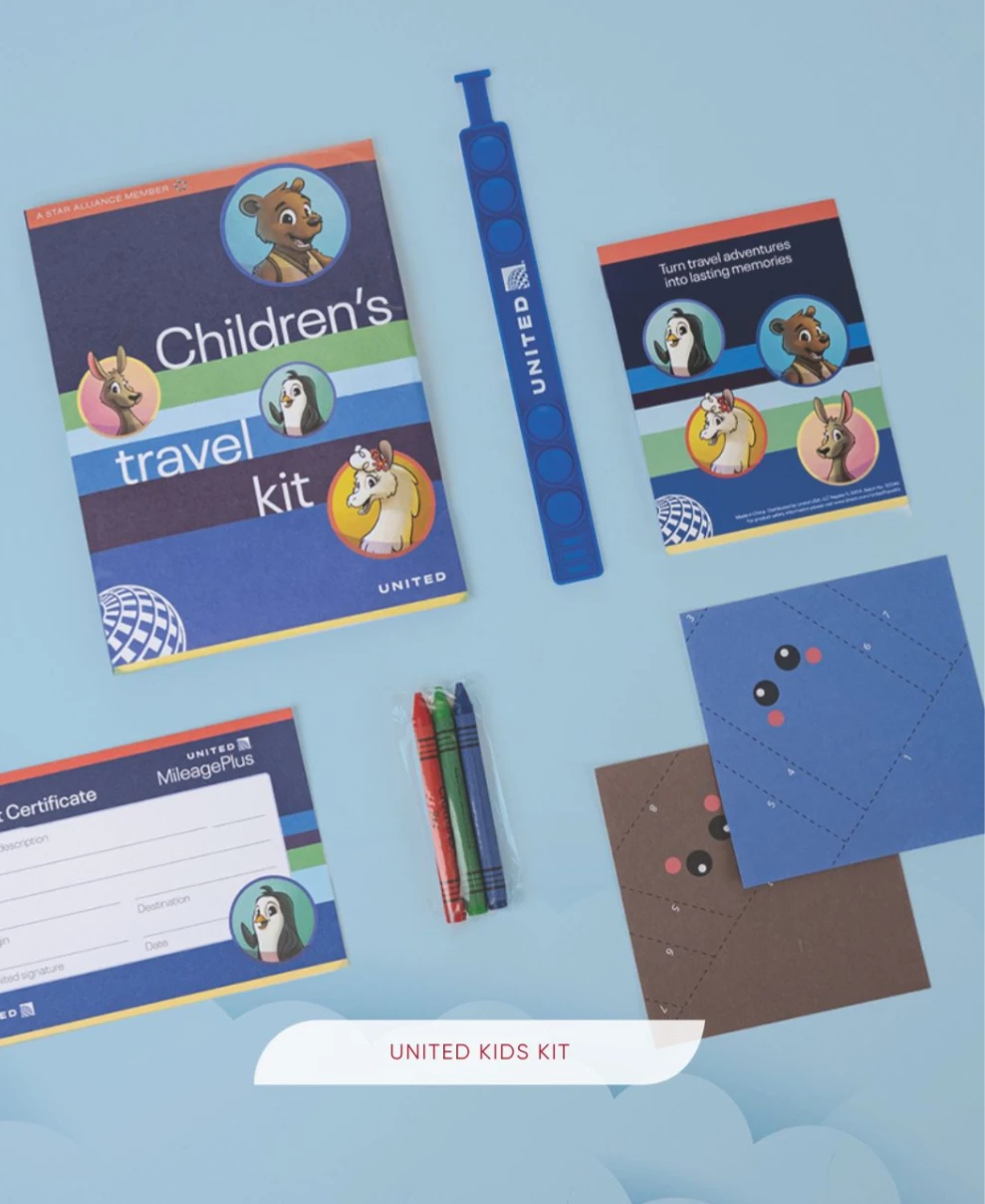 Brand New United Airlines Children's Travel Kit. Children's Toys - photo 3