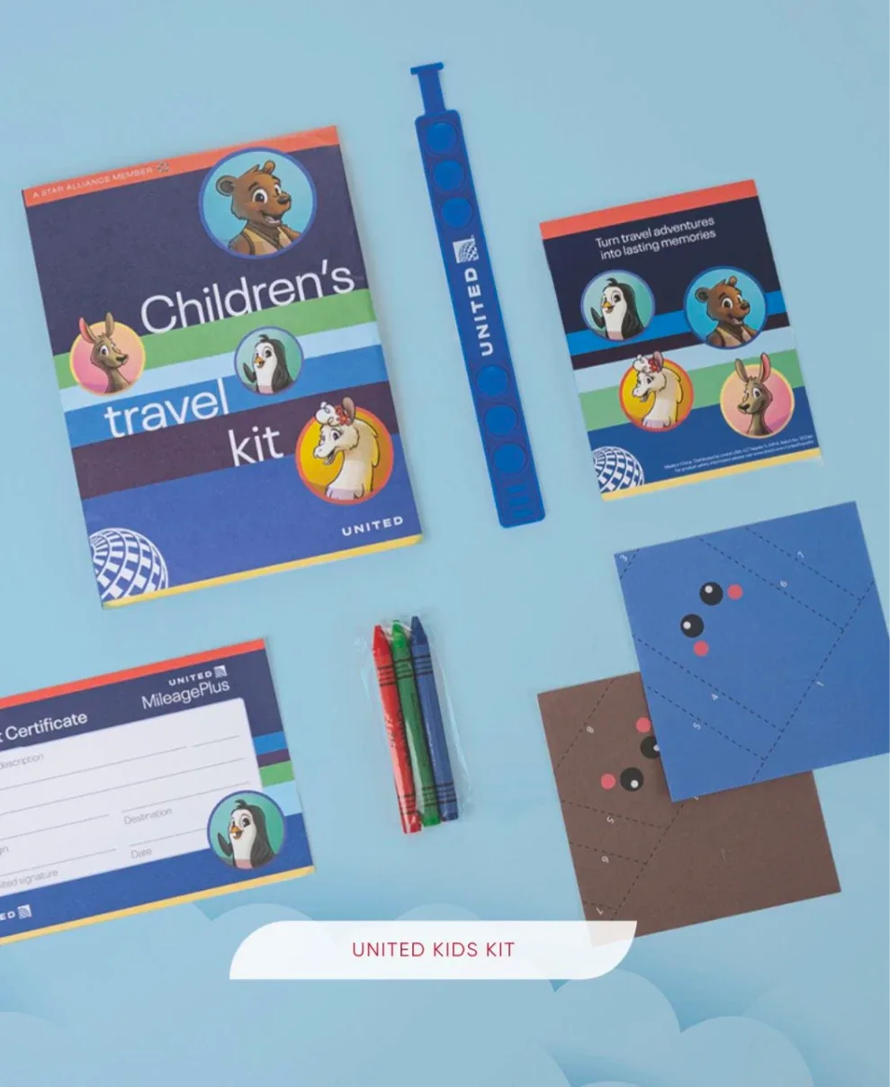 Brand New United Airlines Children's Travel Kit. Children's Toys image indicator(3)