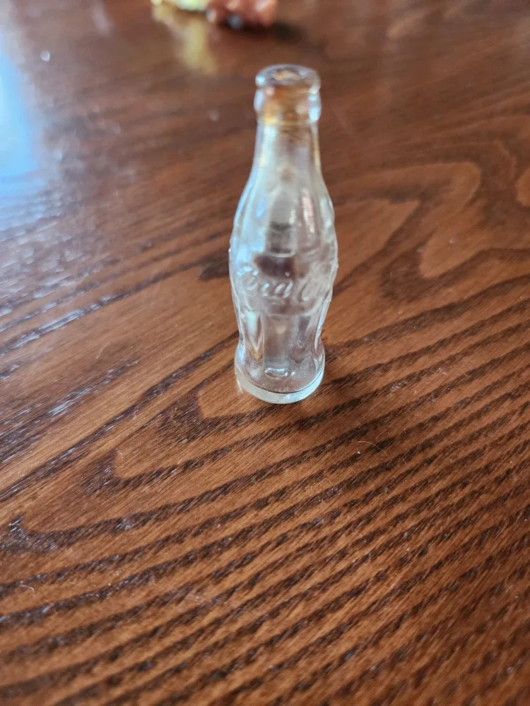 Mini Coca-Cola Glass Bottle